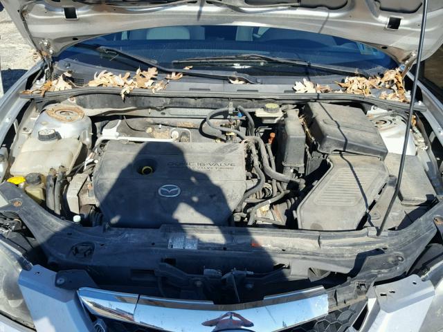 JM1BK32F681786480 - 2008 MAZDA 3 I SILVER photo 7