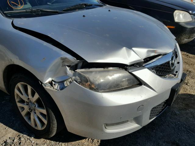 JM1BK32F681786480 - 2008 MAZDA 3 I SILVER photo 9