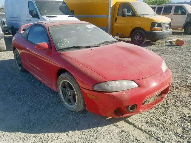 4A3AK44Y4VE111874 - 1997 MITSUBISHI ECLIPSE GS RED photo 1