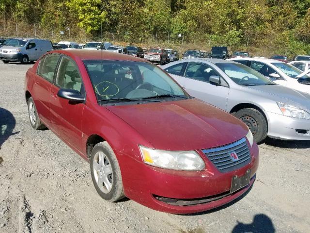 1G8AJ55F86Z203180 - 2006 SATURN ION LEVEL MAROON photo 1