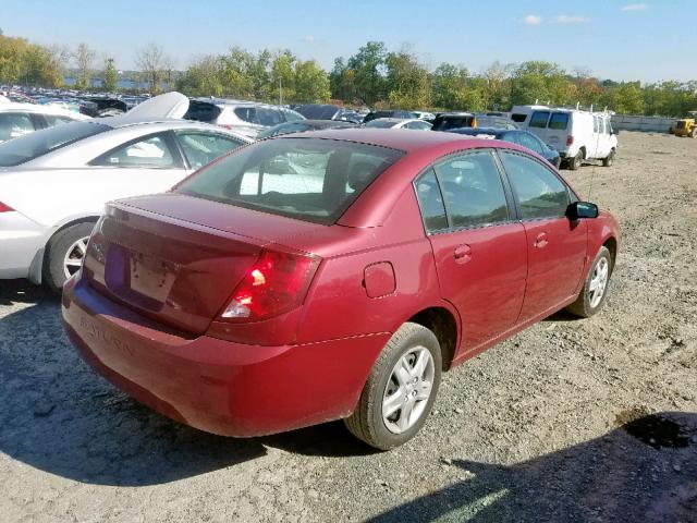 1G8AJ55F86Z203180 - 2006 SATURN ION LEVEL MAROON photo 4