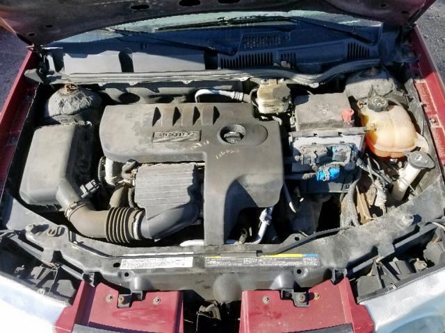 1G8AJ55F86Z203180 - 2006 SATURN ION LEVEL MAROON photo 7