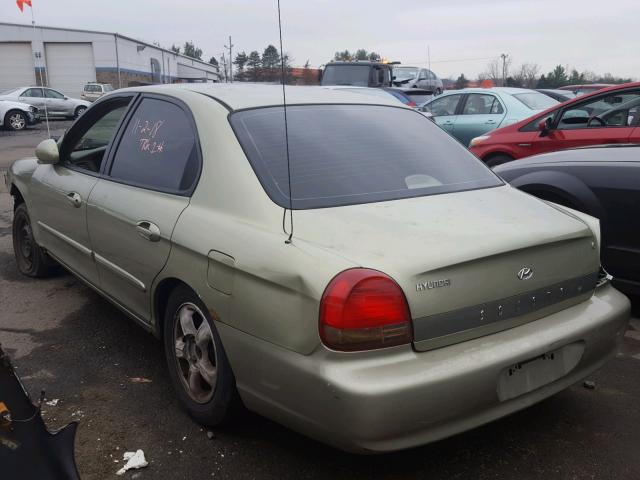 KMHWF25V4YA207565 - 2000 HYUNDAI SONATA BAS GREEN photo 3