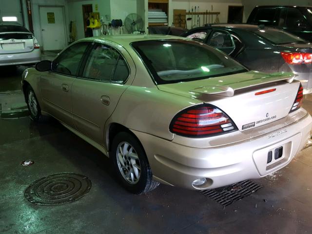 1G2NE52E75M139074 - 2005 PONTIAC GRAND AM S GOLD photo 3