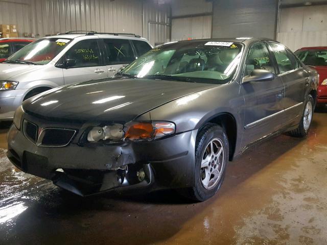 1G2HX54K024151783 - 2002 PONTIAC BONNEVILLE GRAY photo 2