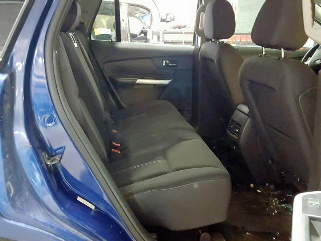 2FMDK3GC3DBA62098 - 2013 FORD EDGE SE BLUE photo 6