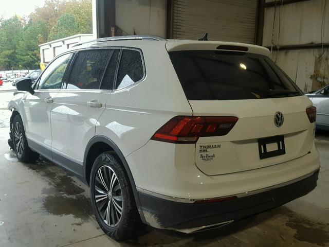 3VV3B7AX3JM014227 - 2018 VOLKSWAGEN TIGUAN SE WHITE photo 3