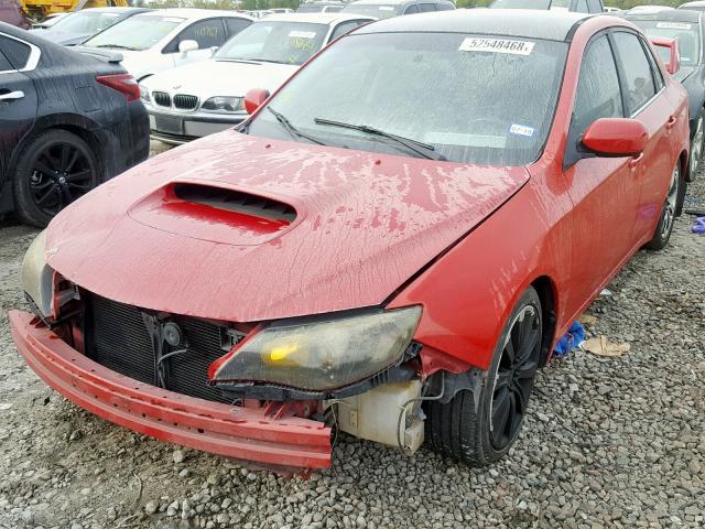 JF1GE74678G500690 - 2008 SUBARU IMPREZA WR RED photo 2