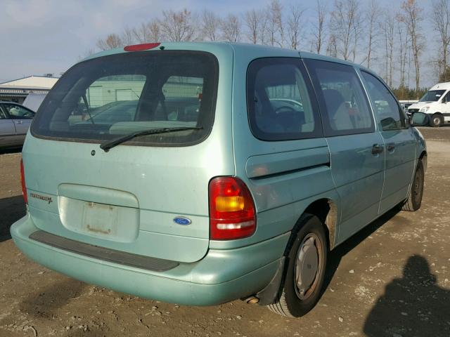 2FMDA51U0VBD14228 - 1997 FORD WINDSTAR W GREEN photo 4