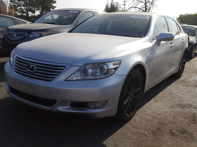 JTHBL5EF4B5104487 - 2011 LEXUS LS 460 SILVER photo 2