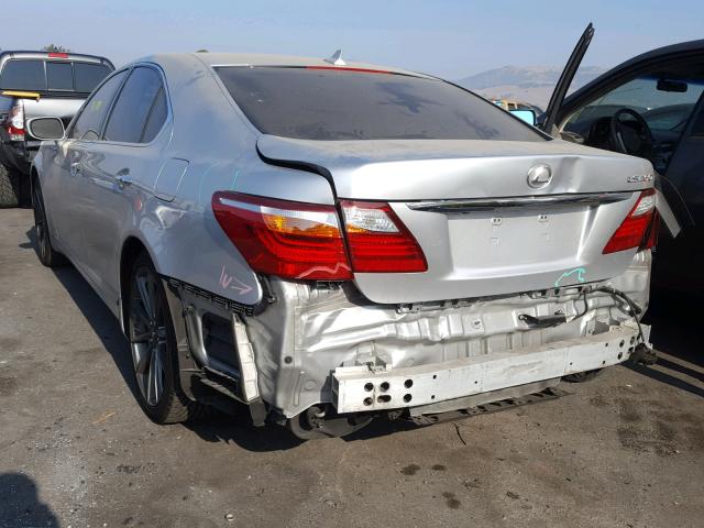 JTHBL5EF4B5104487 - 2011 LEXUS LS 460 SILVER photo 3