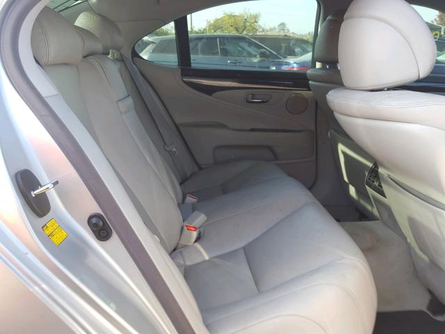 JTHBL5EF4B5104487 - 2011 LEXUS LS 460 SILVER photo 6