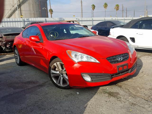 KMHHU6KH3AU031388 - 2010 HYUNDAI GENESIS CO RED photo 1