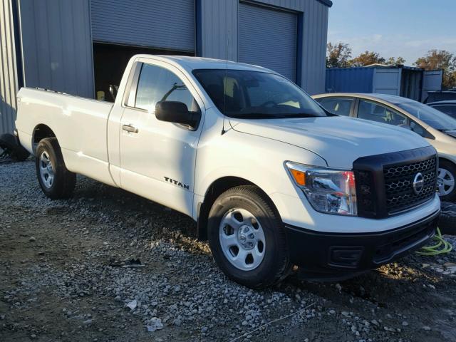 1N6AA1R77HN572332 - 2017 NISSAN TITAN S WHITE photo 1