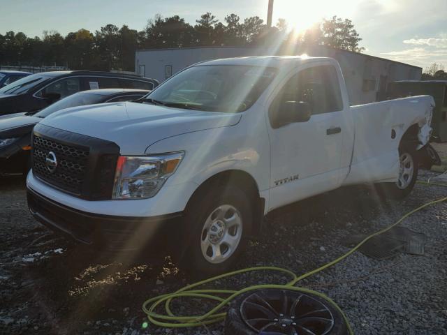 1N6AA1R77HN572332 - 2017 NISSAN TITAN S WHITE photo 2