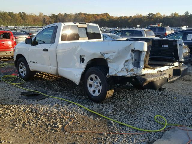 1N6AA1R77HN572332 - 2017 NISSAN TITAN S WHITE photo 3