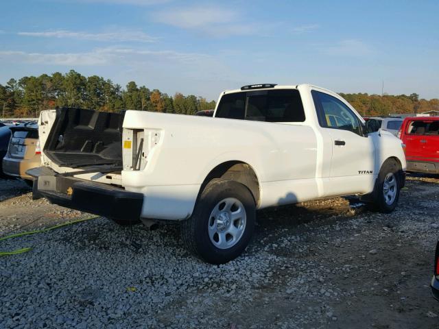 1N6AA1R77HN572332 - 2017 NISSAN TITAN S WHITE photo 4