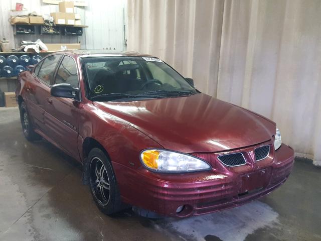 1G2NG52E0YC561241 - 2000 PONTIAC GRAND AM S MAROON photo 1