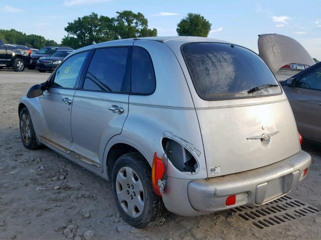 3C4FY48B64T354792 - 2004 CHRYSLER PT CRUISER SILVER photo 3