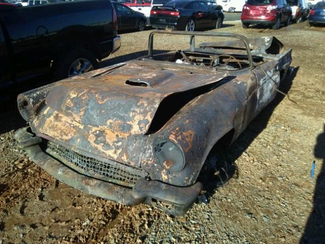 D7FH377277 - 1957 FORD T BIRD BURN photo 2