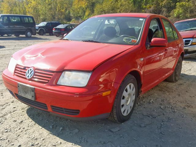 3VWRK69M63M026756 - 2003 VOLKSWAGEN JETTA GL RED photo 2