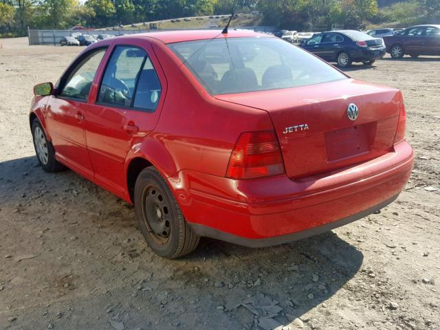 3VWRK69M63M026756 - 2003 VOLKSWAGEN JETTA GL RED photo 3