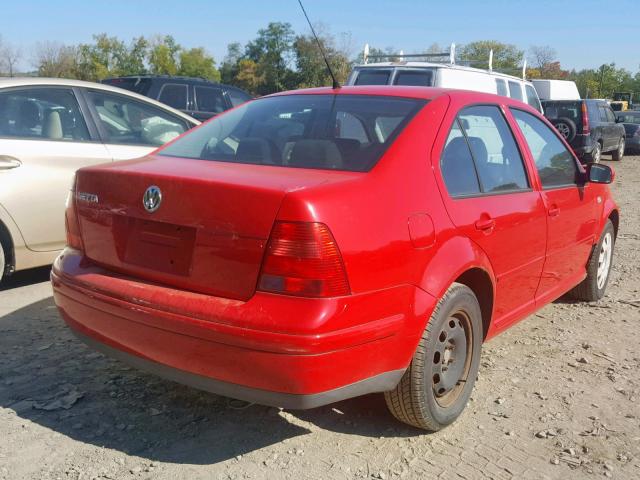 3VWRK69M63M026756 - 2003 VOLKSWAGEN JETTA GL RED photo 4