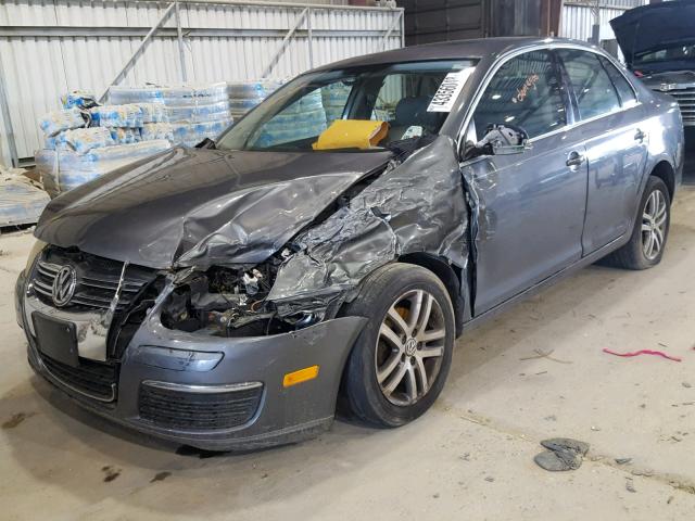 3VWSF71K16M630208 - 2006 VOLKSWAGEN JETTA 2.5 GRAY photo 2