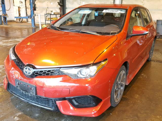 JTNKARJE6GJ506968 - 2016 TOYOTA SCION IM RED photo 2