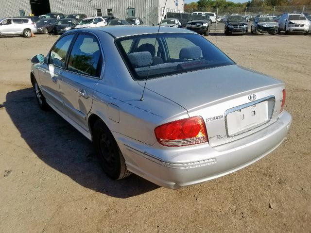 KMHWF25H75A108471 - 2005 HYUNDAI SONATA GL SILVER photo 3