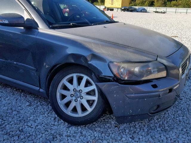 YV1MW682872273186 - 2007 VOLVO V50 T5 GRAY photo 10