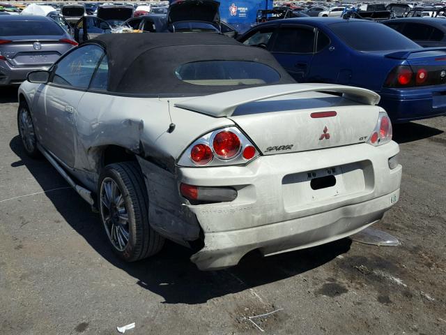 4A3AE85H71E120656 - 2001 MITSUBISHI ECLIPSE SP WHITE photo 3