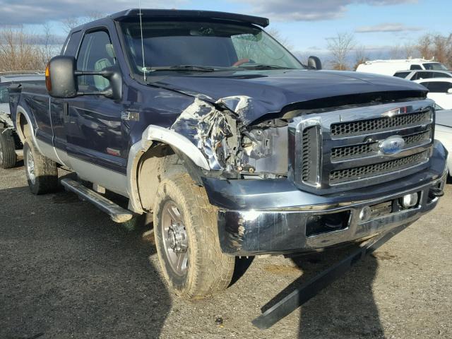 1FTWX31P85EC54830 - 2005 FORD F350 SRW S BLUE photo 1