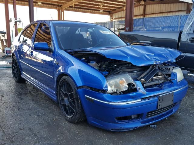 3VWSE69M04M142397 - 2004 VOLKSWAGEN JETTA GLS BLUE photo 1