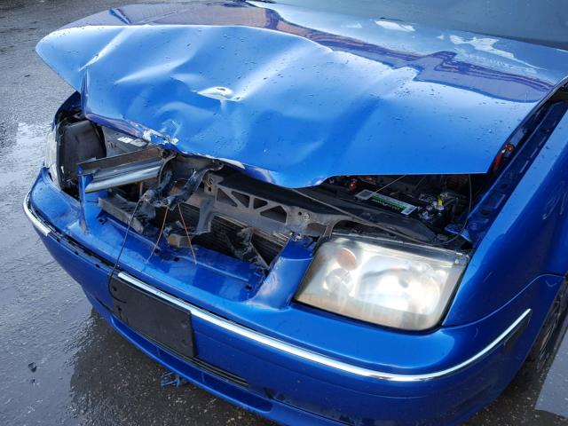 3VWSE69M04M142397 - 2004 VOLKSWAGEN JETTA GLS BLUE photo 9