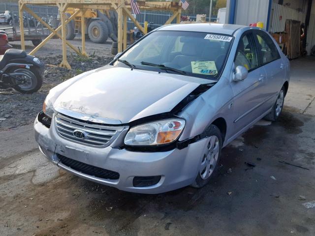 KNAFE122375421155 - 2007 KIA SPECTRA EX SILVER photo 2