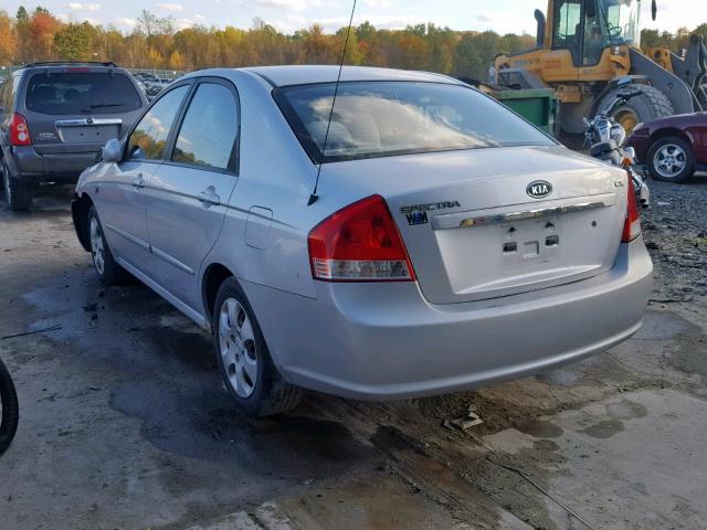 KNAFE122375421155 - 2007 KIA SPECTRA EX SILVER photo 3