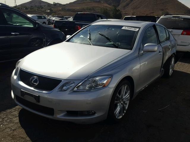 JTHBC96S475004321 - 2007 LEXUS GS 450H SILVER photo 2