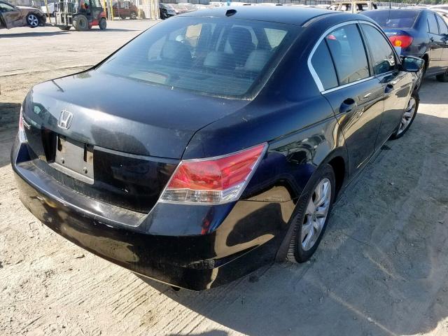 JHMCP26838C043936 - 2008 HONDA ACCORD EXL BLACK photo 4