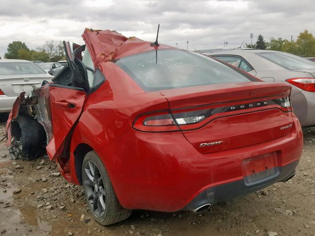 1C3CDFBB2GD541092 - 2016 DODGE DART SXT  photo 3