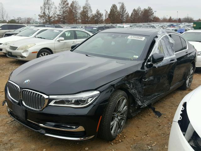 WBA7F2C54GG418964 - 2016 BMW 750 XI BLACK photo 2
