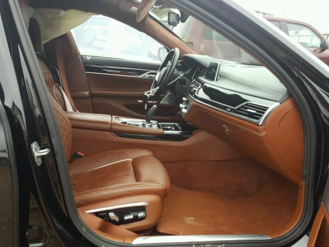 WBA7F2C54GG418964 - 2016 BMW 750 XI BLACK photo 5