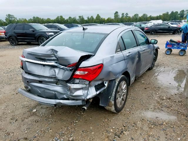 1C3CCBAB8DN568901 - 2013 CHRYSLER 200 LX SILVER photo 4