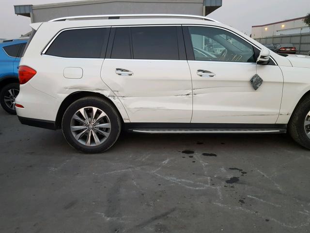 4JGDF7CE9DA241101 - 2013 MERCEDES-BENZ GL 450 4MA WHITE photo 9