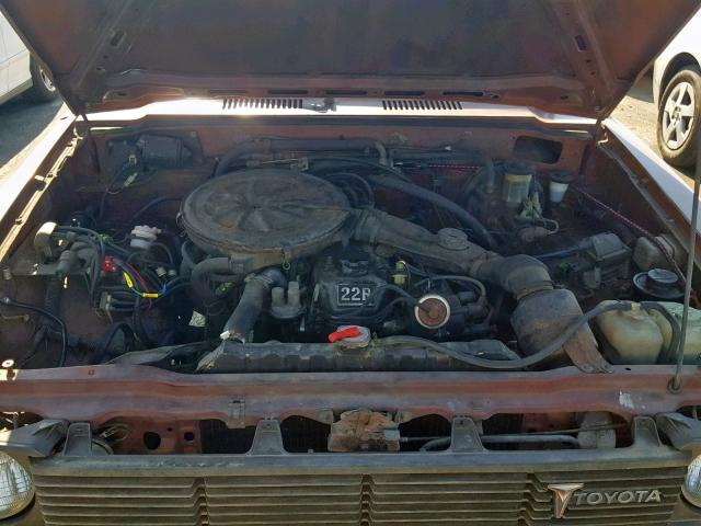 JT4RN34S3B0001829 - 1981 TOYOTA PICKUP 1/2 BROWN photo 7