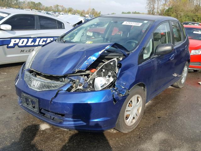 JHMGE87219S016469 - 2009 HONDA FIT BLUE photo 2