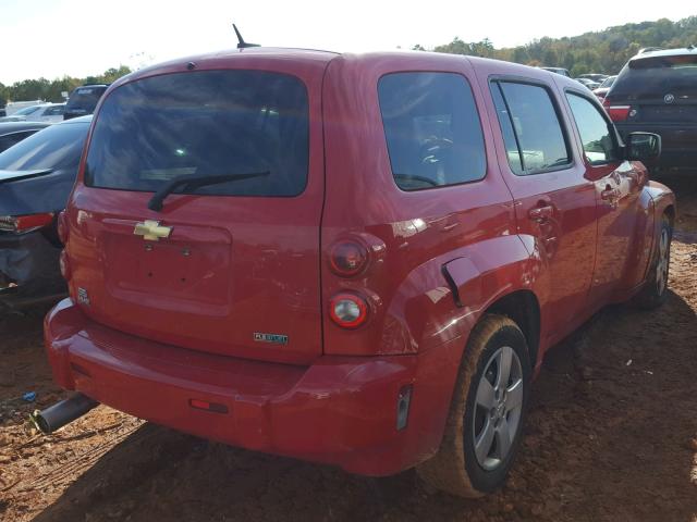 3GNBAADB5AS573646 - 2010 CHEVROLET HHR LS Rojo foto 4
