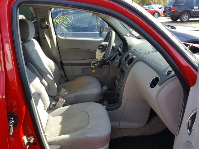3GNBAADB5AS573646 - 2010 CHEVROLET HHR LS Rojo foto 5