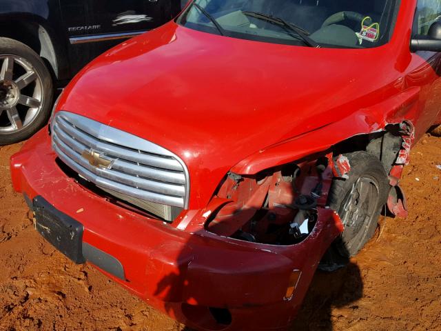 3GNBAADB5AS573646 - 2010 CHEVROLET HHR LS Rojo foto 9