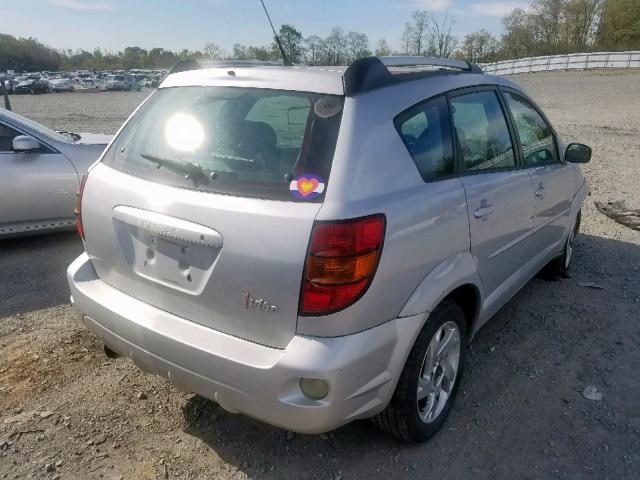 5Y2SM63865Z413674 - 2005 PONTIAC VIBE SILVER photo 4